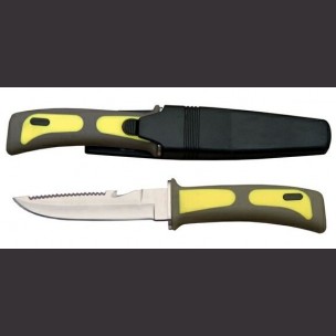 10" Yellow Dive Knife